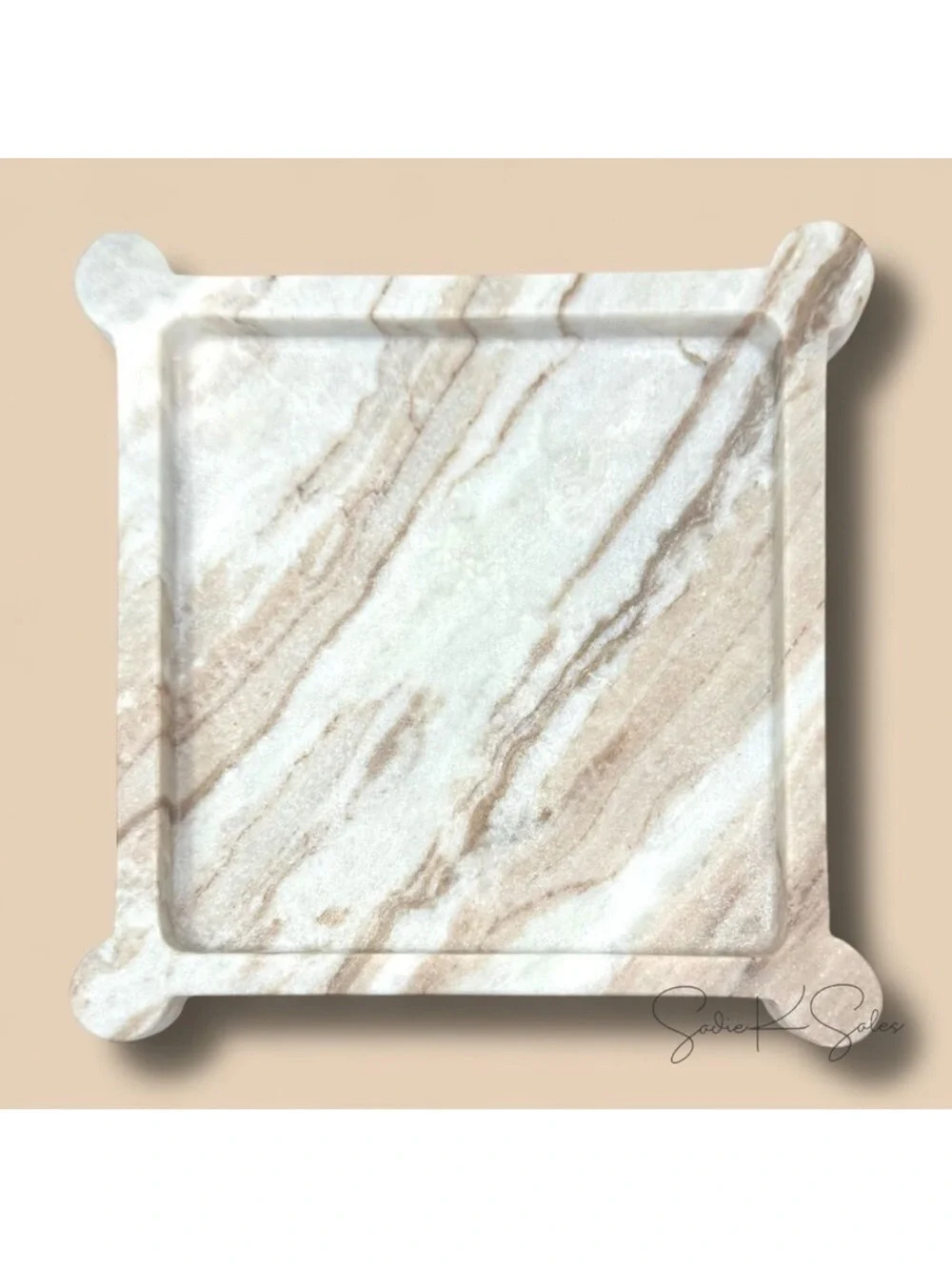 Studio McGee 8” Marble Catch All Tray
